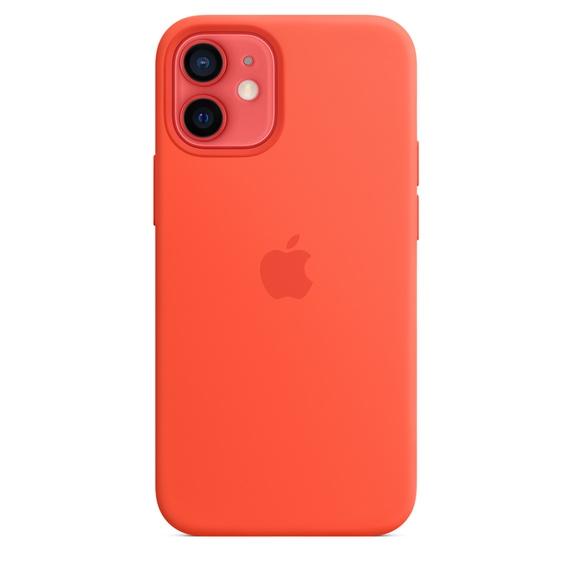 Калъф Apple iPhone 12 mini Silicone Case with MagSafe - Electric Orange