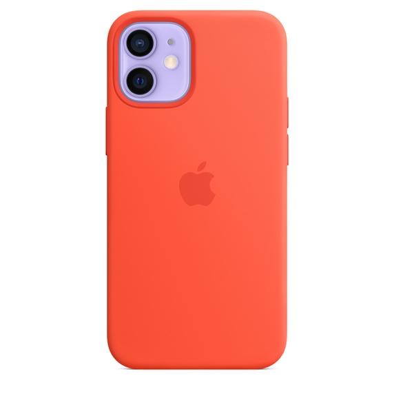 Калъф Apple iPhone 12 mini Silicone Case with MagSafe - Electric Orange