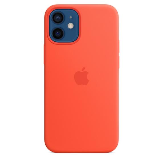 Калъф Apple iPhone 12 mini Silicone Case with MagSafe - Electric Orange