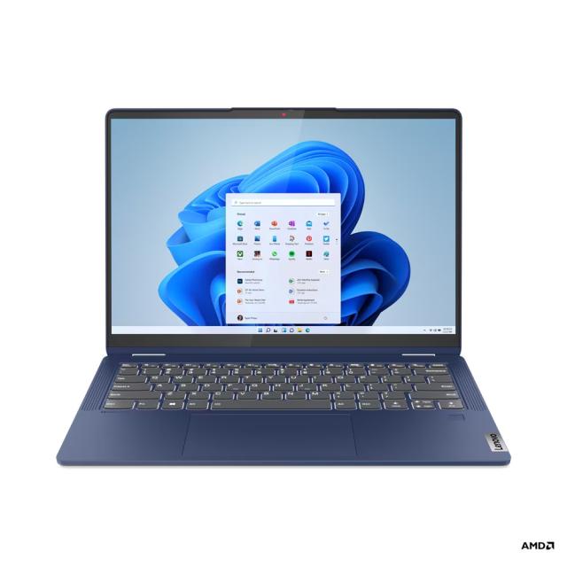 Лаптоп Lenovo IdeaPad Flex 5 14ABR8, 14.0" (35.56 cm), WUXGA Full HD+, Touch Screen, AMD Ryzen 7 7730U (2.0/4.5GHz, 16M), 16GB DDR4, 1TB SSD PCIe 4.0, Windows 11 Home