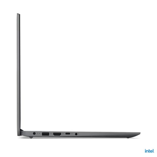 Лаптоп Lenovo IdeaPad 1 15IGL7, (4-ядрен) Intel Celeron N4120 1.1/2.6GHz, 15.6" (39.62cm) FHD,TN 220nits Anti-glare, 4GB DDR4, 128GB eMMC, 1x USB-C 3.2 Gen1, Windows 11 Home