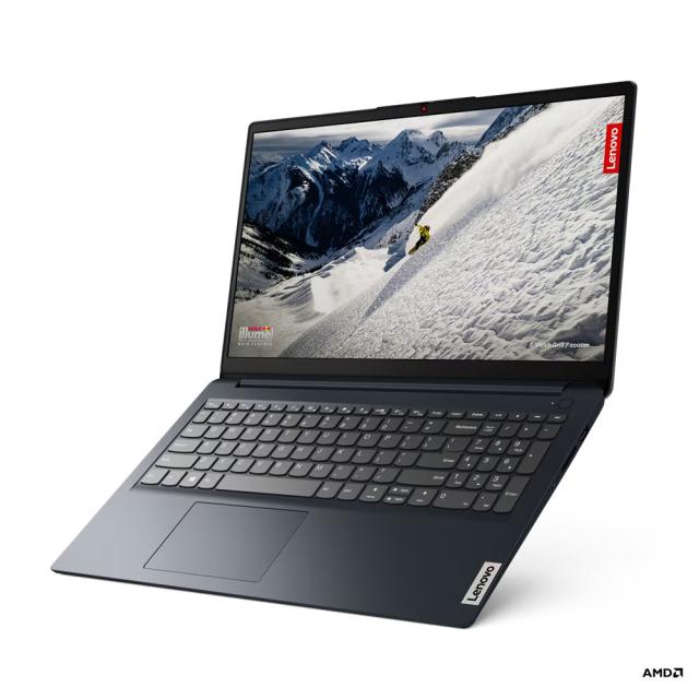 Лаптоп Lenovo IdeaPad 1 15ALC7 (8-ядрен) AMD Ryzen 7 5700U 1.8/4.3GHz, 15.6" (39.62cm) FHD, IPS 250nits Anti-glare, 16GB DDR4, 512GB SSD NVMe, Free DOS