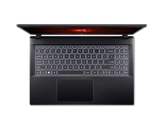 Лаптоп ACER Nitro V 15 ANV15-51-59SZ NITRO, (8-ядрен) Intel Core i5-13420H 2.1/4.6GHz, 15.6'' (39.62 cm). LCD IPS 144 Hz, NVIDIA GeForce RTX 2050 4GB, 8GB DDR5, 512GB SSD PCIe NVMe, Free DOS