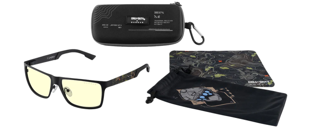 Комплект Очила + калъф GUNNAR x Call of Duty UAV Edition - Onyx/Topo - Amber