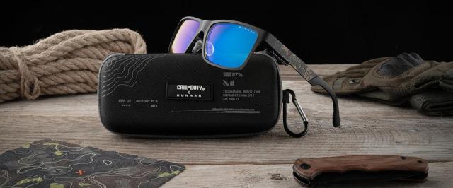 Комплект Очила + калъф GUNNAR x Call of Duty UAV Edition - Onyx/Topo - Amber