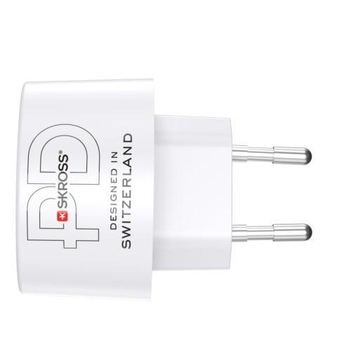 Адаптер-зарядно SKROSS Euro USB Charger AC65PD, USB-A, USB-C