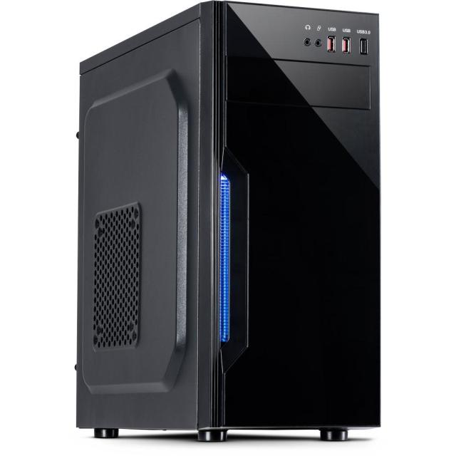 Кутия за компютър Inter Tech B-42, 2x USB 2.0, Mid-Tower, ATX