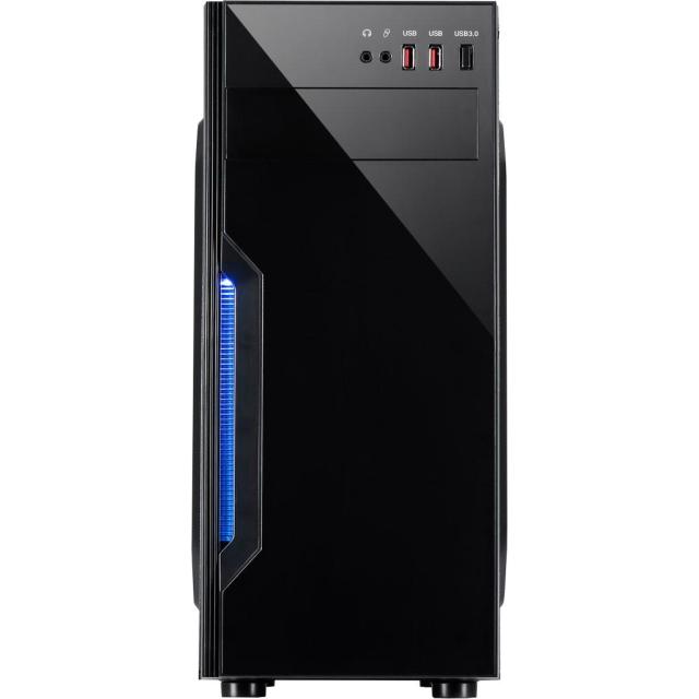 Кутия за компютър Inter Tech B-42, 2x USB 2.0, Mid-Tower, ATX