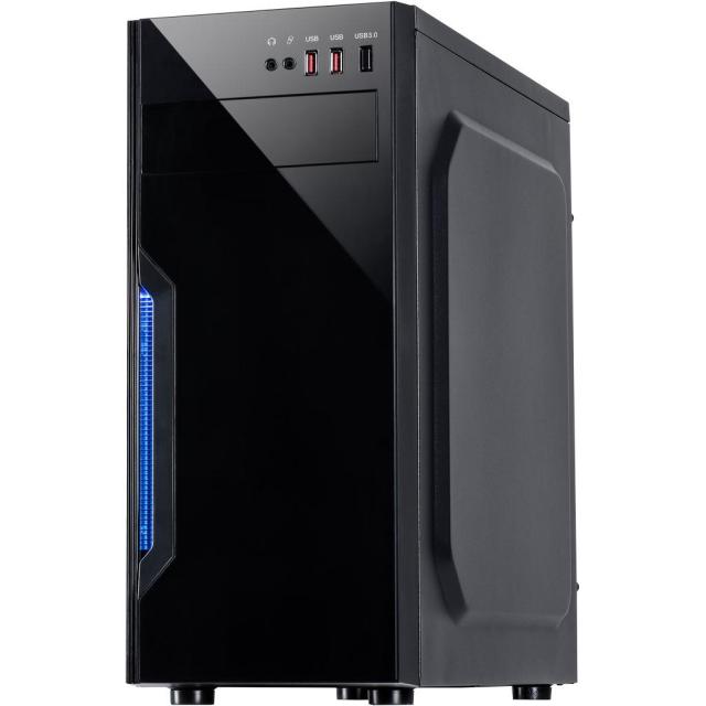 Кутия за компютър Inter Tech B-42, 2x USB 2.0, Mid-Tower, ATX