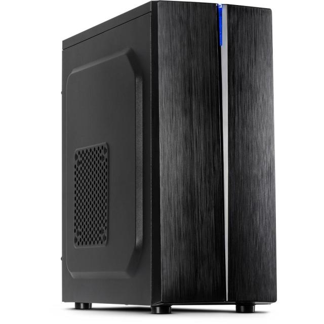 Кутия за компютър Inter Tech B-48, 2x USB 2.0, Mid-Tower, ATX