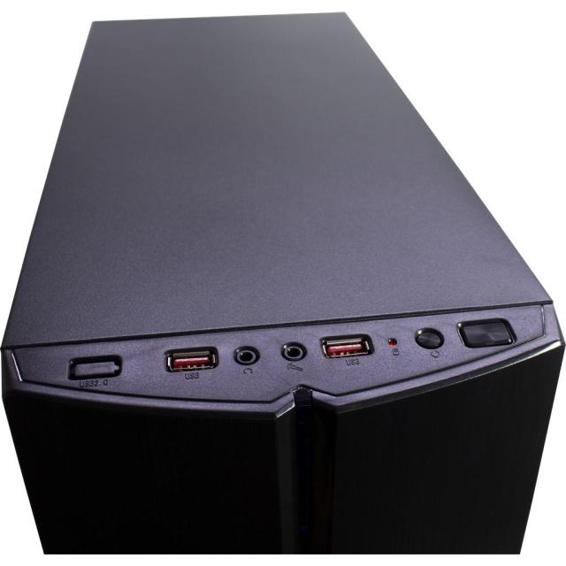 Кутия за компютър Inter Tech B-48, 2x USB 2.0, Mid-Tower, ATX