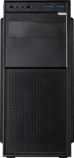 Кутия за компютър Inter Tech A-301 Quad, 2x USB 3.0, 2x USB 2.0, Mid-Tower, ATX