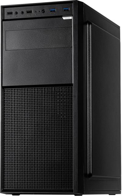 Кутия за компютър Inter Tech A-301 Quad, 2x USB 3.0, 2x USB 2.0, Mid-Tower, ATX