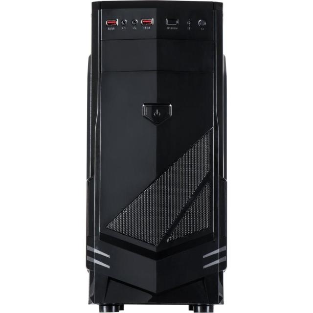 Кутия за компютър Inter Tech B-30, 2x USB 2.0, Mid-Tower, ATX