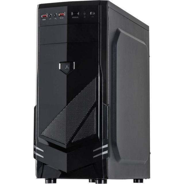 Кутия за компютър Inter Tech B-30, 2x USB 2.0, Mid-Tower, ATX