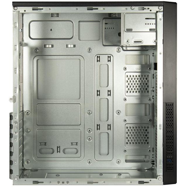 Кутия за компютър Inter Tech IT-2812 Business, 2x USB 3.0, 2x USB 2.0, Mid-Tower, Mini-ITX, Micro-ATX, ATX