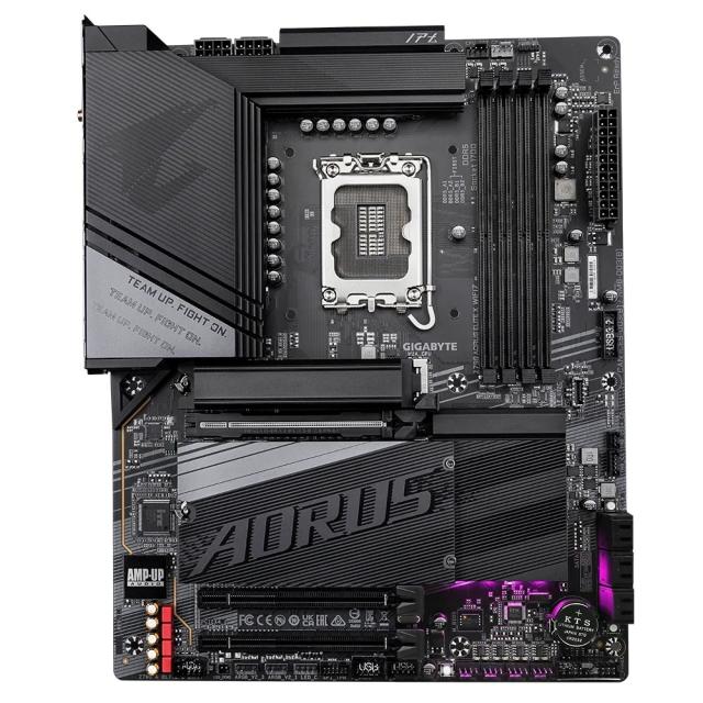 Дънна платка GIGABYTE Z790 A ELITE X, LGA1700, 4x DDR5, 4 x M.2, 6 x SATA 6Gb/s, WIFI 7, USB Type-C, HDMI, DP, ATX