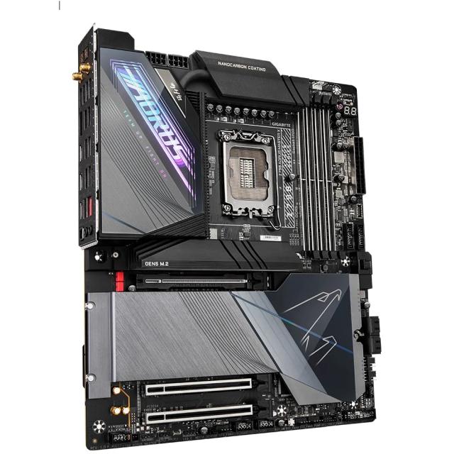 Дънна платка GIGABYTE Z790 AORUS MASTER X, LGA1700, 4x DDR5,  5 x M.2, 4 x SATA 6Gb/s, Wi-Fi 7, USB Type-C, DP, ATX