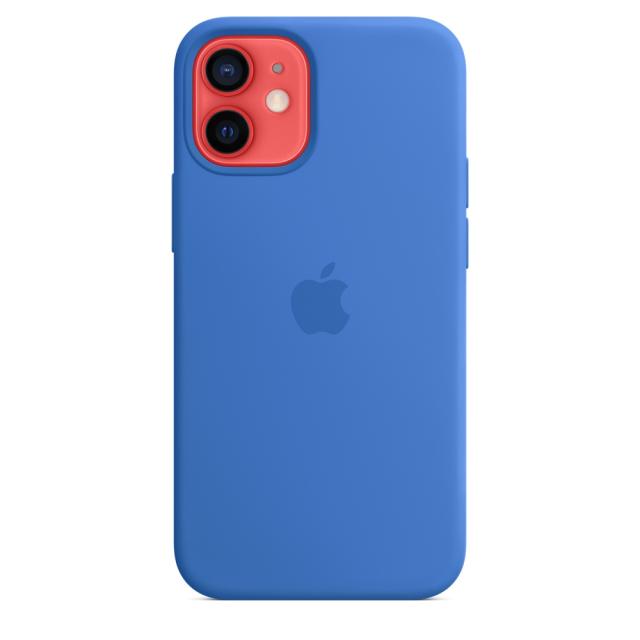 Калъф Apple iPhone 12 mini Silicone Case with MagSafe - Capri Blue