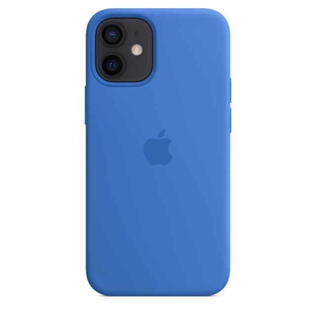 Калъф Apple iPhone 12 mini Silicone Case with MagSafe - Capri Blue