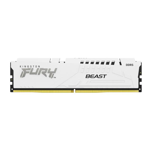 Памет Kingston FURY Beast White 64GB (2x32GB) DDR5 5200MHz, CL36, 1.25V