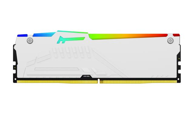 Памет Kingston FURY Beast White RGB, 32GB (2x16GB) DDR5 6000MHz, CL36, AMD EXPO