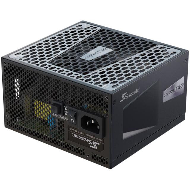 Захранване Seasonic Prime GX-650 Gold, 80 PLUS GOLD, 140mm FDB Fan, Fully Modular