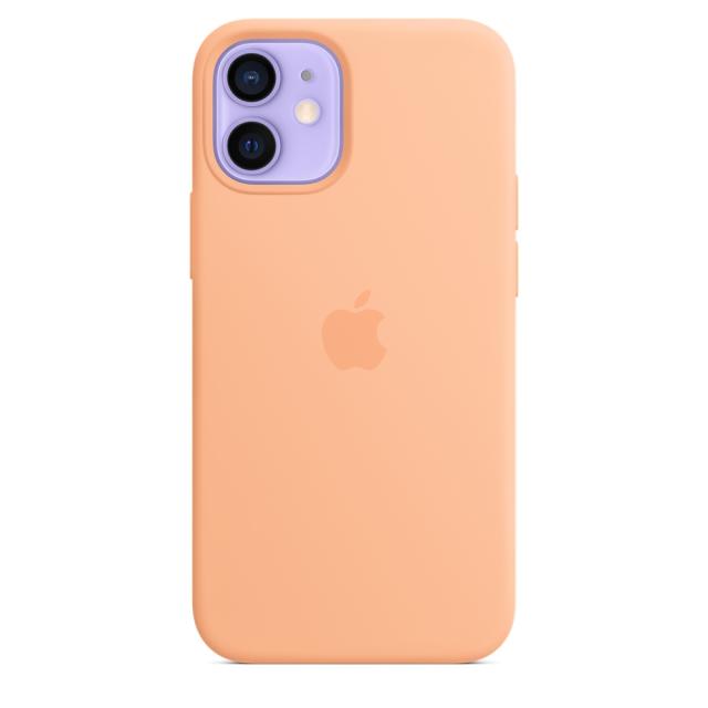 Калъф Apple iPhone 12 mini Silicone Case with MagSafe - Cantaloupe