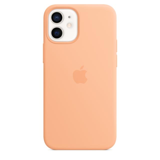Калъф Apple iPhone 12 mini Silicone Case with MagSafe - Cantaloupe