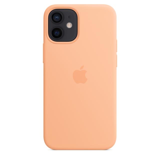 Калъф Apple iPhone 12 mini Silicone Case with MagSafe - Cantaloupe