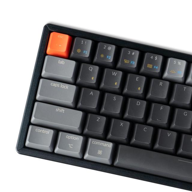 Геймърска Механична клавиатура Keychron K12 Hot-Swappable 60% Gateron Blue Switch RGB LED ABS