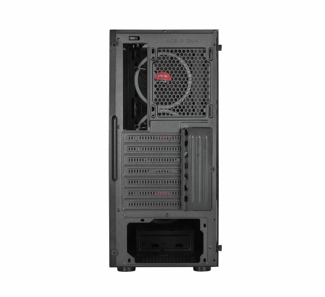 Кутия Spire SPM7022GU3-3RGB, 3 x RGB вентилатора, 2xUSB2.0, 1xUSB3.0, ATX, mATX