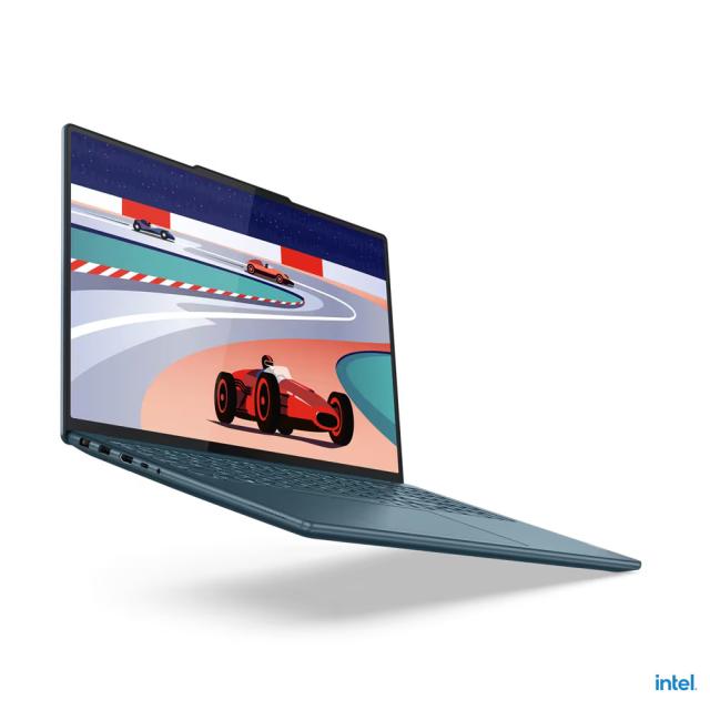 Лаптоп LENOVO Yoga Pro 9 16IRP8, Intel Core i7-13705H, 14C (P-core 2.4 / 5.0GHz, E-core 1.8 / 3.7GHz, 24MB), 16.0" (40.64 cm)  IPS 400nits Glossy, 100% sRGB, 165Hz, NVIDIA® GeForce RTX 4050 6GB, 16GB LPDDR5, 1TB SSD M.2, Windows 11 Home