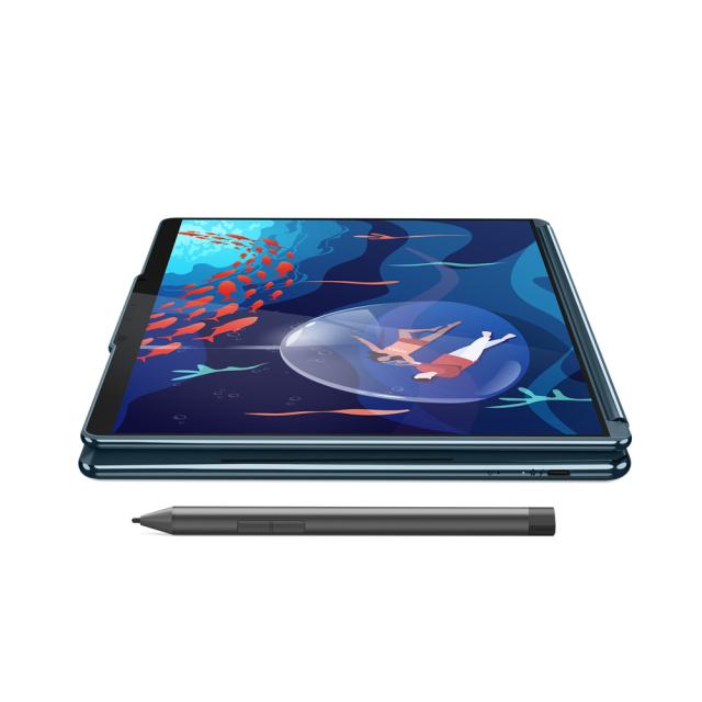 Лаптоп Lenovo Yoga Book 9 13IRU8, (10-ядрен) Intel Core i7-1355U 1.7/5.0GHz, Dual 13.3" (33.78cm) WQXGA+ OLED Touch, 16GB LPDDR5X, 1TB SSD NVMe, 3x Thunderbolt 4, Windows 11 Home