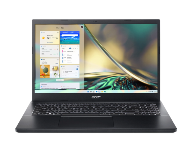 Лаптоп Aspire 7 A715-76G-537N, Intel Core i5-12450H 2.0/4.4GHz, 15.6" (39.62cm) FHD/IPS/LCD/60 Hz, NVIDIA GeForce RTX 3050 4GB, 16GB DDR4, 1TB SSD M.2, Free DOS