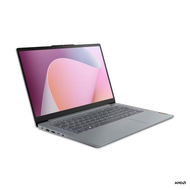 Лаптоп Lenovo IdeaPad Slim 3 14ABR8, AMD Ryzen 7 7730U 8C (2.0/4.5 GHz, 16 MB cache), 14" (35.56cm) Full HD Anti-Glare, 16GB DDR4, 512GB SSD NVMe, Free DOS