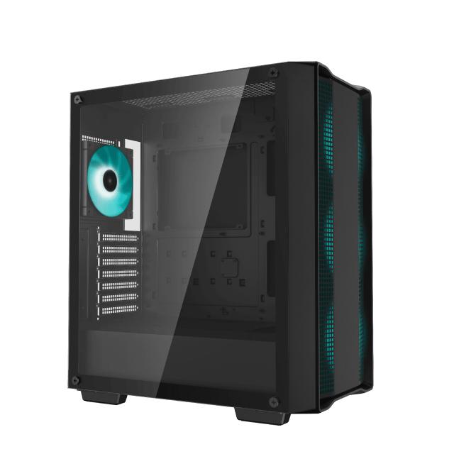 Кутия DeepCool CC560 v2, 1 x USB 2.0, 1 x USB 3.0, HD Audio x 1, ATX, mATX, Mini-ITX