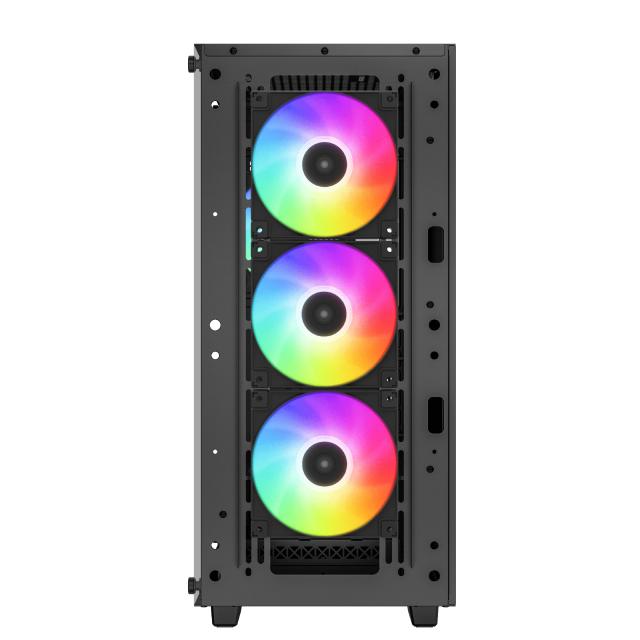 Кутия DeepCool CC560 A-RGB v2, 1 x USB 2.0, 1 x USB 3.0, HD Audio x 1, ATX, mATX, Mini-ITX