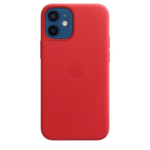 Калъф Apple iPhone 12 mini Leather Case with MagSafe - (PRODUCT)RED