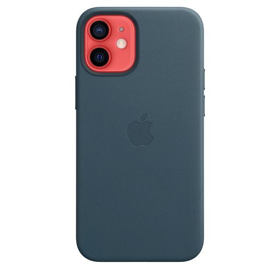 Калъф Apple iPhone 12 mini Leather Case with MagSafe - Baltic Blue (Seasonal Fall 2020)