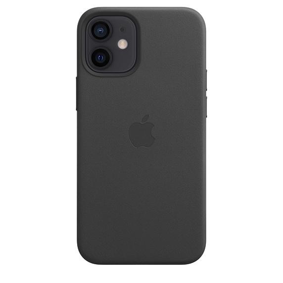Калъф Apple iPhone 12 mini Leather Case with MagSafe - Black