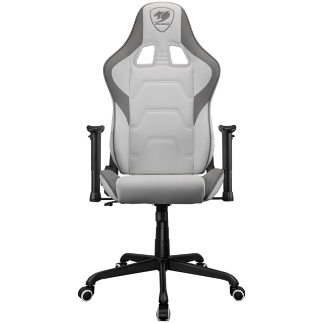 Геймърски стол COUGAR Armor Elite White Gaming Chair, газов асансьор, 2D регулируеми подлакътници