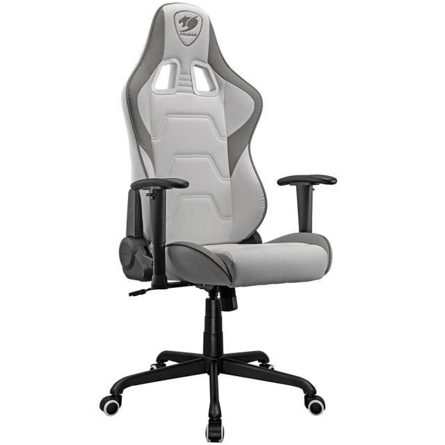 Геймърски стол COUGAR Armor Elite White Gaming Chair, газов асансьор, 2D регулируеми подлакътници