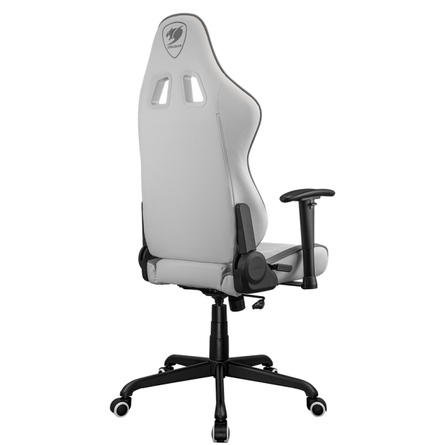 Геймърски стол COUGAR Armor Elite White Gaming Chair, газов асансьор, 2D регулируеми подлакътници