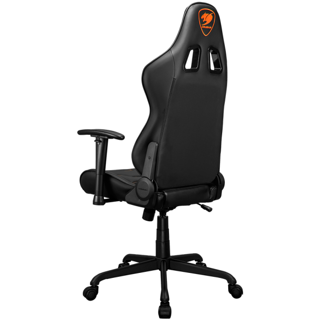 Геймърски стол COUGAR Armor Elite Black Gaming Chair, газов асансьор, 2D регулируеми подлакътници