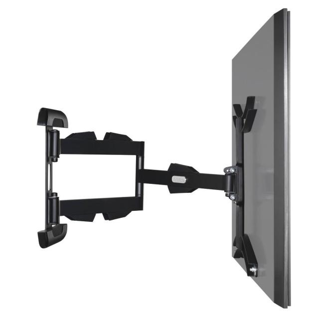Стенна стойка за TV HAMA, Fullmotion, 2 рамена, черна, 65", 400х400, до 25кг