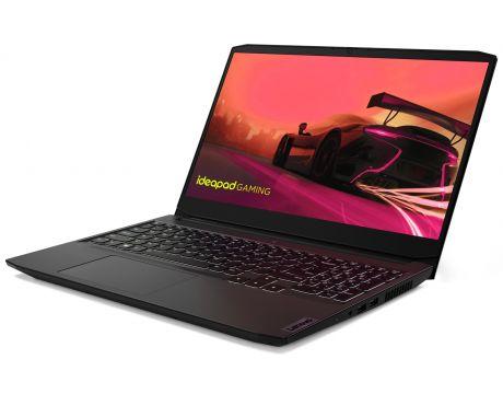 Лаптоп LENOVO IdeaPad Gaming 3 15ACH6, AMD Ryzen 5 5600H 6C (3.3 / 4.2GHz, 3MB L2 / 16MB L3), 15.6'' (39.62 cm) IPS 250nits Anti-glare, 60Hz, NVIDIA GeForce GTX1650 4GB, 8GB DDR4, 256GB SSD NVMe, Free DOS