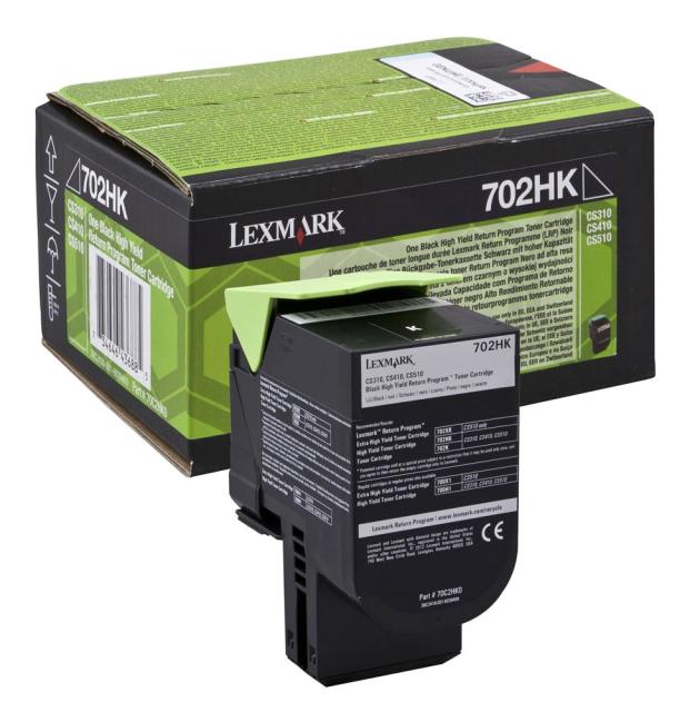 Консуматив Lexmark 702HK Black High Yield Return Program Toner Cartridge