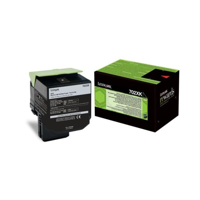 Консуматив Lexmark 702XK Black Extra High Yield Return Program Toner Cartridge