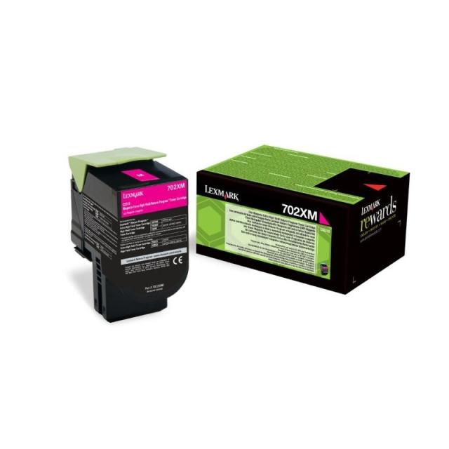 Консуматив Lexmark 702XM Magenta Extra High Yield Return Program Toner Cartridge